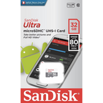SanDisk Ultra microSDXC UHS-I 32GB Memory Card [PD] [1PC]
