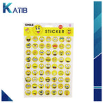 Puffy Smiley Face stickers Sheets[1Pc][PD]