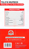 TG-218CD  Paper Shredder (PD)