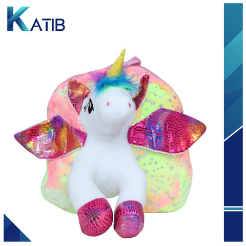 Unicorn Soft Plush Fur Bag For Kids[PD][1Pc]