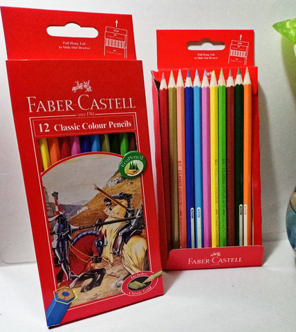 Faber Castell 12 Classic Full Colour Pencils [IP][1Pack]
