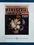MANAGERIAL COMMUNICATION:STRAT N APPS