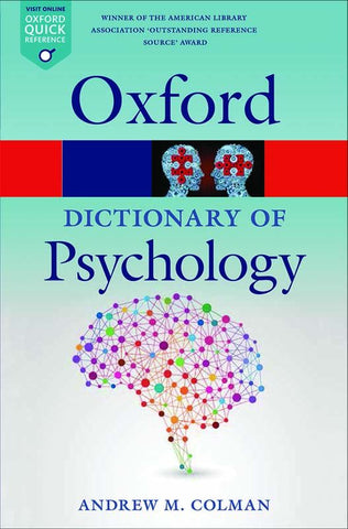A Dictionary of Psychology Fourth Edition