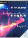 CAMBRIDGE INTERNATIONAL AS AND A LEVEL THINKING SKILLS COURSEBOOK