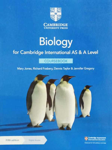 CAMBRIDGE INTERNATIONAL AS AND A LEVEL BIOLOGY COURSEBOOK WITH DIGITAL ACCESS (2 YEARS)