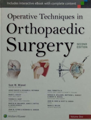 OPERATIVE TECHNIQUES ORTHOPAEDIC SURGERY (FOUR VOLUME SET)