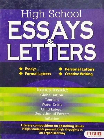 HIGH SCHOOL ESSAYS & LETTERS