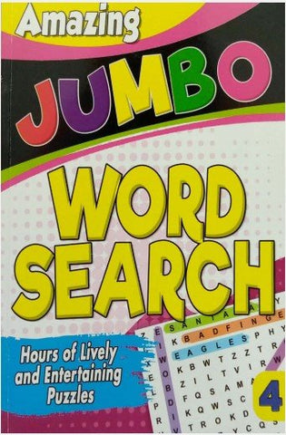 AMAZING JUMBO WORD SEARCH BOOK 4