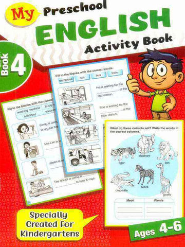 MY PRESCHOOL ENGLISH ACTIVITY BOOK-4