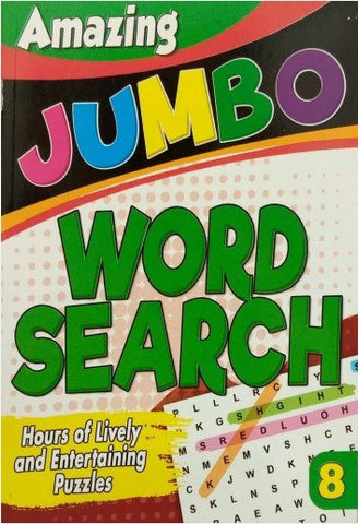 AMAZING JUMBO WORD SEARCH BOOK 8