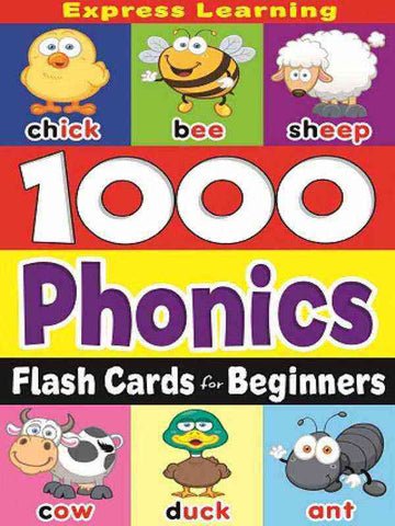 1000 PHONICS FLASH CARDS FOR BEGINNERS (BOX)