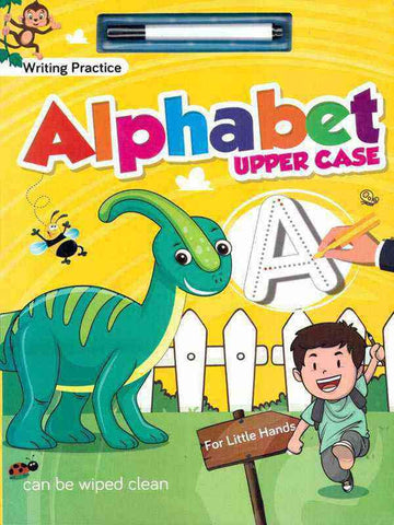 CAN BE WIPED CLEAN: WRITING PRACTICE ALPHABET UPPER CASE FOR LITTLE HANDS