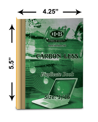 Hamdam Carbonless Duplicate Bill Book 1/16 [IP][1Pc]
