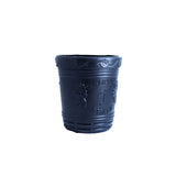 Black Round Dustbin