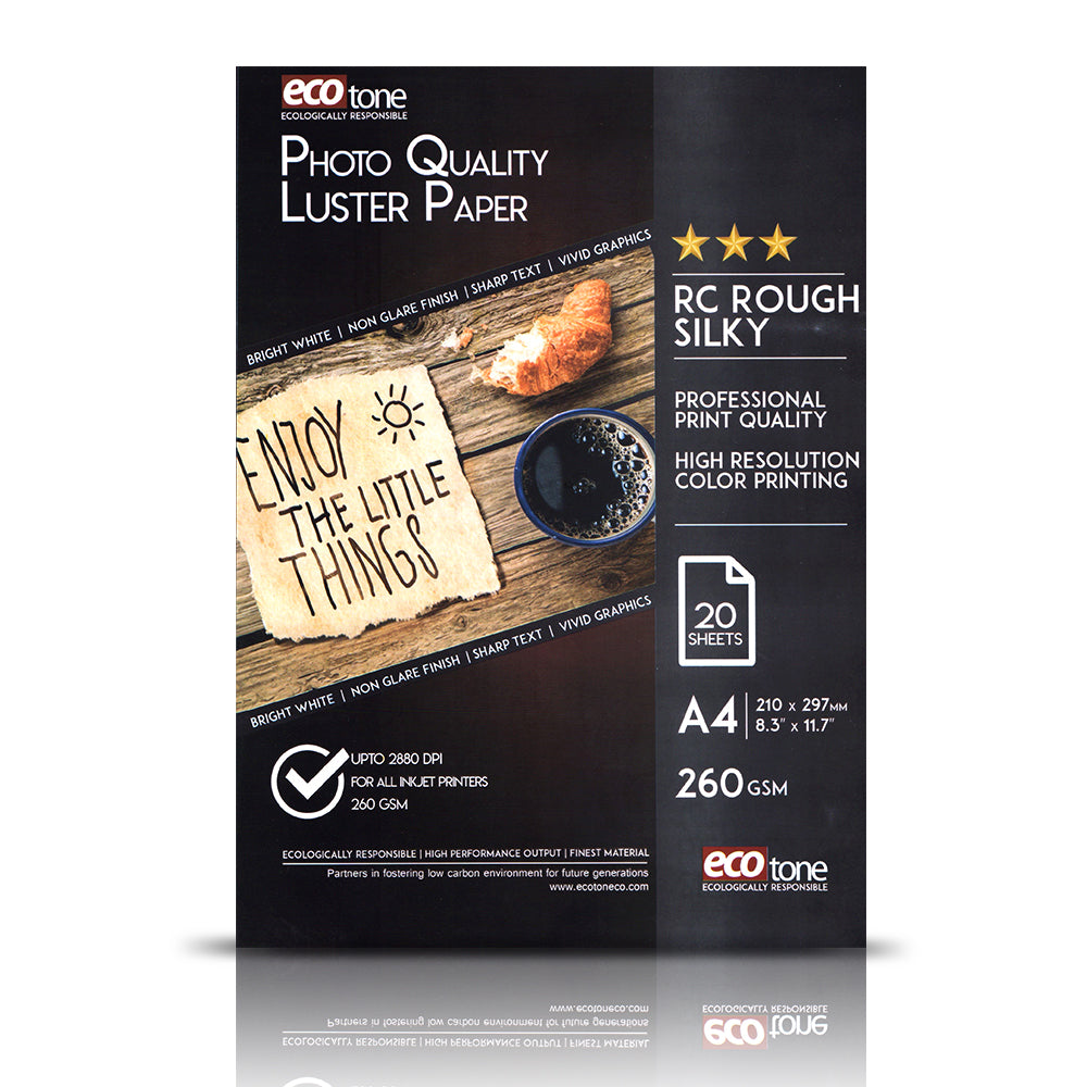 Ecotone Photo Luster Paper A4 260g [MS][1Pack] – KATIB - Paper and ...