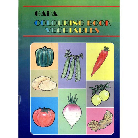 Gaba Colouring Book Vegetables