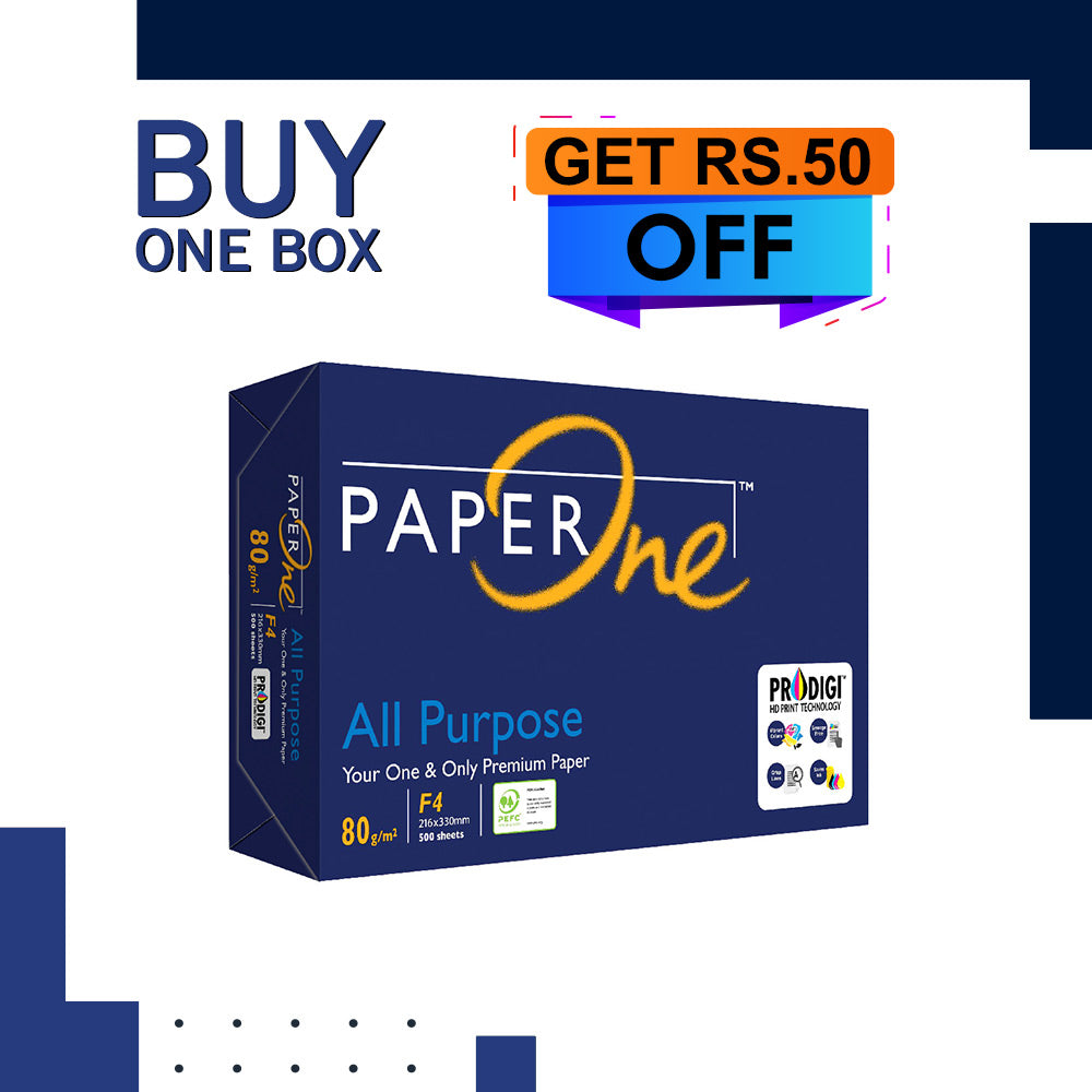 PaperOne All Purpose 80Gsm F4 Printing Paper : Get FREE delivery and ...