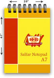 Salfar Spiral Note Pad A7 100 Pages [IS][1Pc]