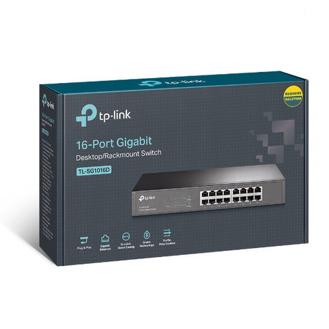 Tp-Link Switcher 16 port Gigabytes TL-SG1016D [IP][1Pc]