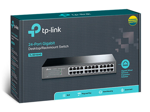 Tp-Link Switcher 24 port Gigabytes TL-SG1024D [IP][1Pc]