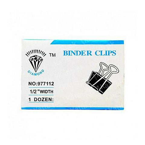 Diamond Binder Clip 1.625 inch - 41MM [IS][1Pack]