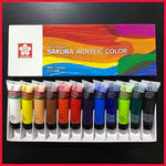 Acrylic color Tube 20ml mix Color 12 piece Set