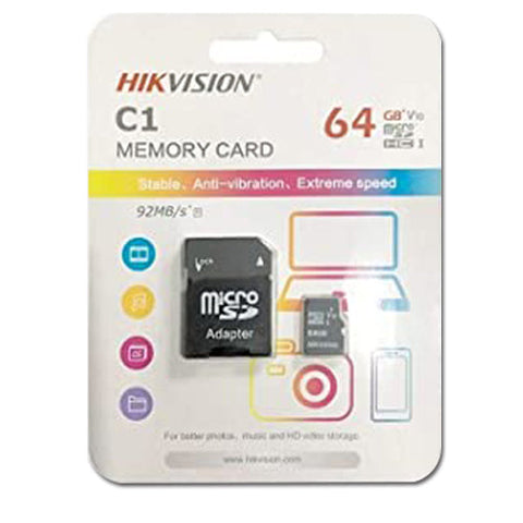 Hikvision Memory Card 64 GB (1pc)*